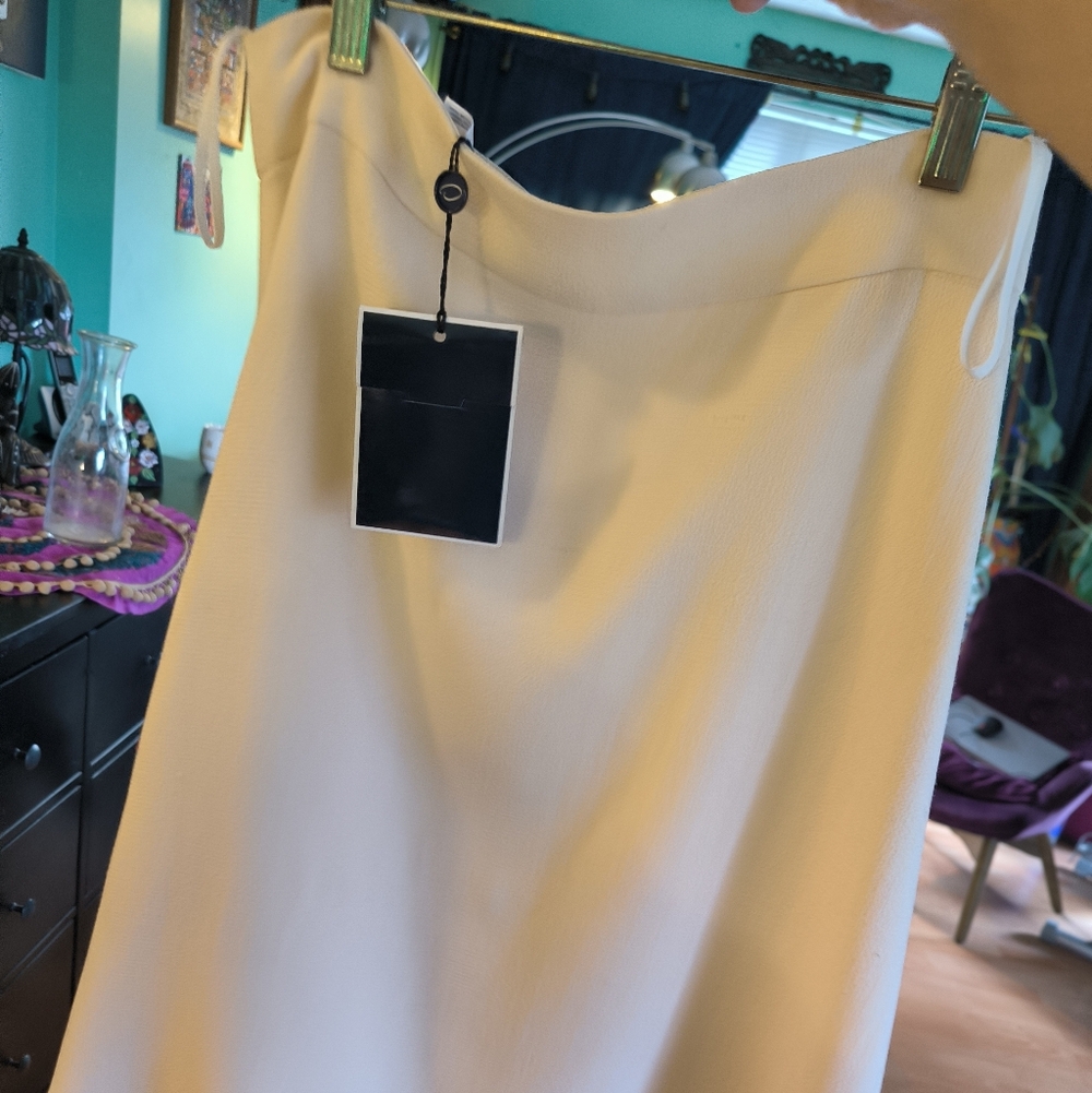 Oscar de la Renta Ivory Skirt
